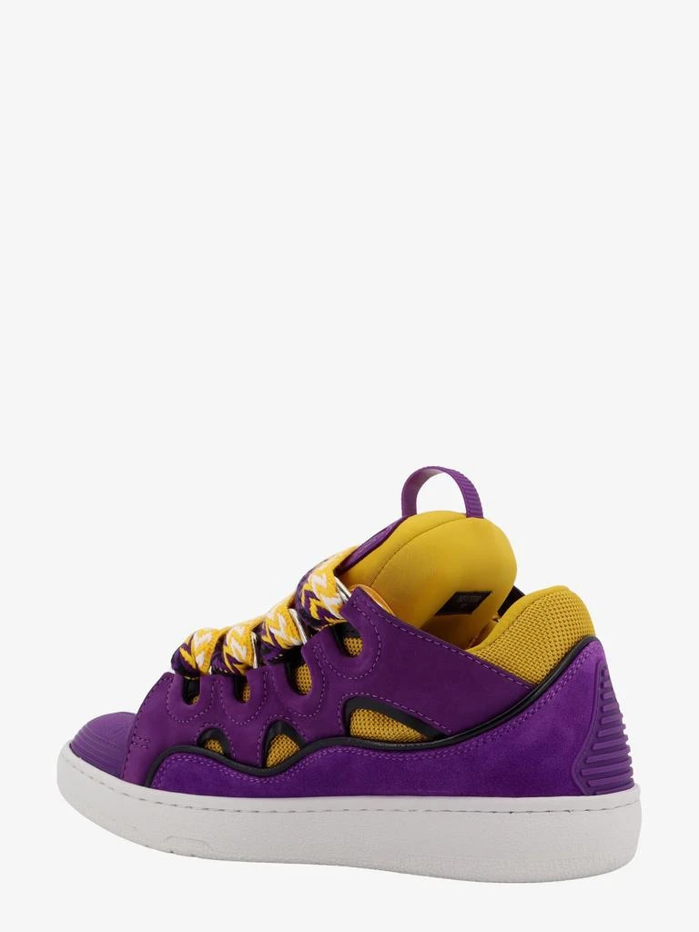 Lanvin Curb light suede sneakers 3