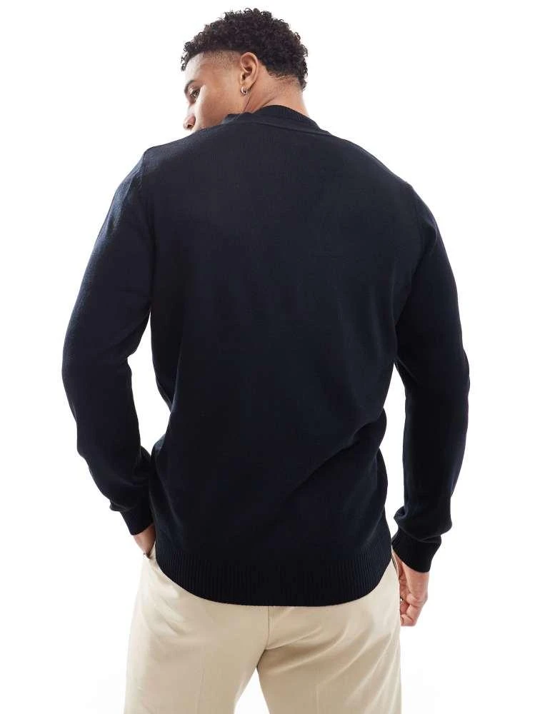 ASOS ASOS DESIGN co-ord knitted cardigan in navy 4