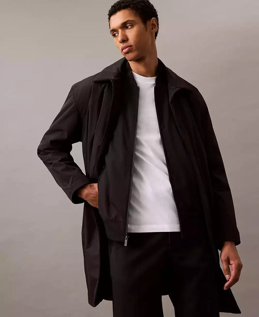 Calvin Klein Men's Logo-Print Matte Bomber Jacket 5