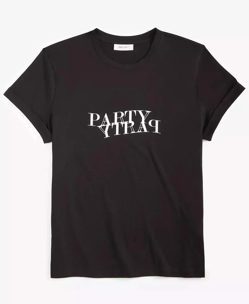 On 34th Women's Party Graphic T-Shirt, Created for Macy's 5