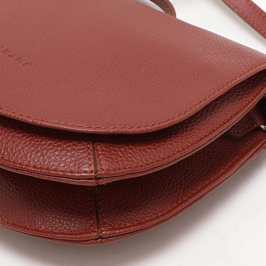 Longchamp Longchamp Maroon Leather Le Foulonne Crossbody Flap Bag 11