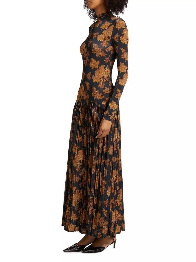 Ulla Johnson Amaya Floral Turtleneck Maxi Dress 4