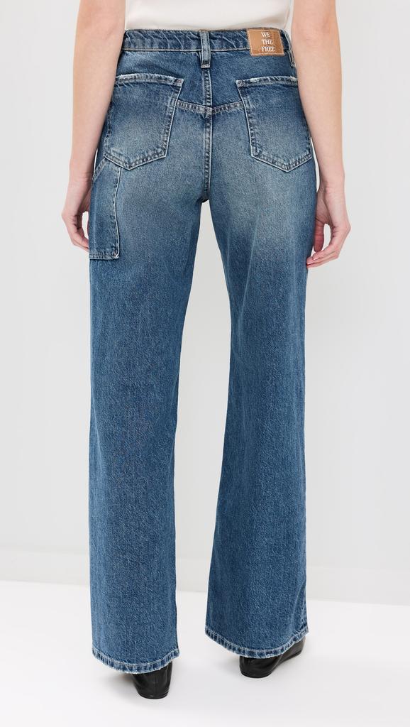 Free People Tinsley Baggy High Rise Straight Jeans