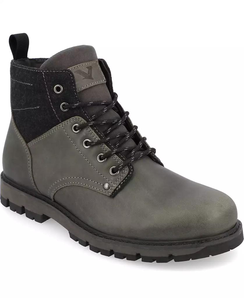 Territory Men's Redline Tru Comfort Foam Plain Toe Lace-up Ankle Boots