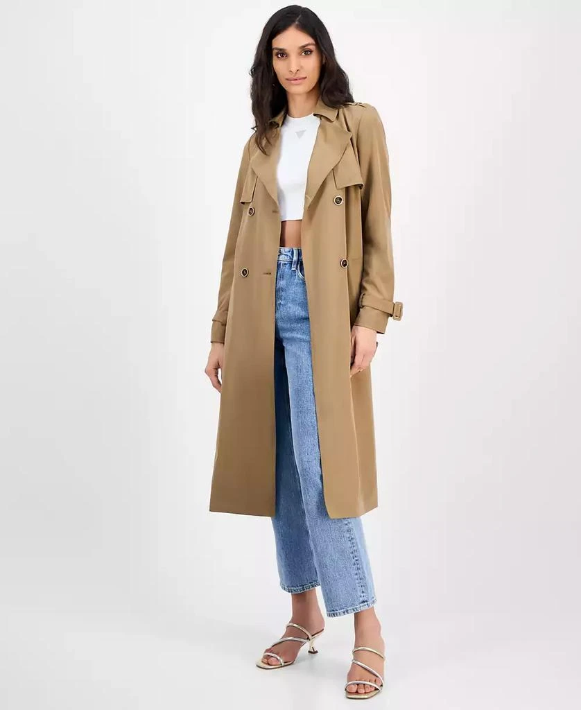 GUESS Women's Maya Unstructured Trench Coat 1