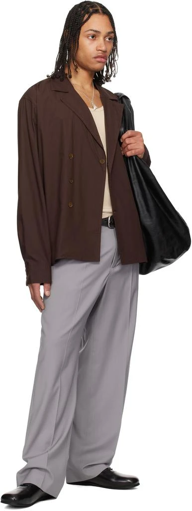 Our Legacy Brown Duo Shirt 5
