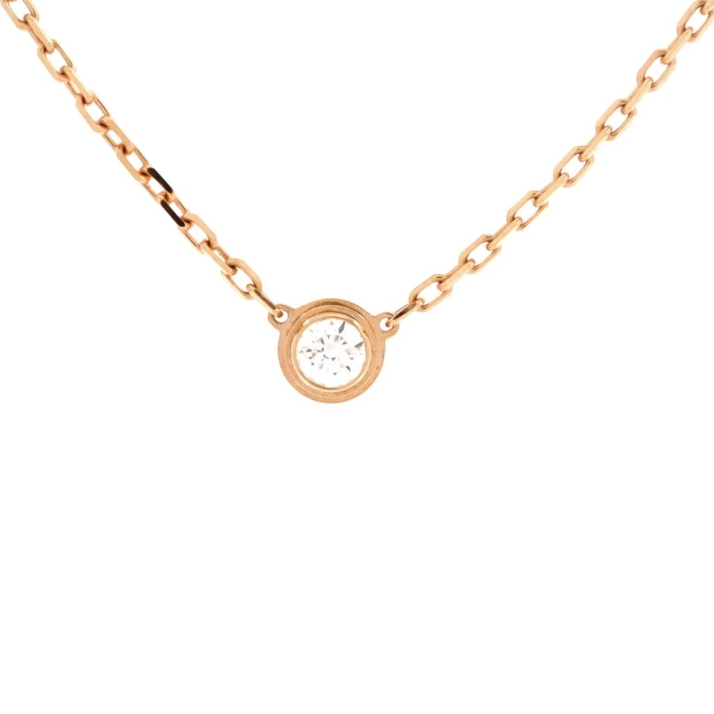 Cartier D'Amour Pendant Necklace 18K Rose Gold with Diamond Small 1