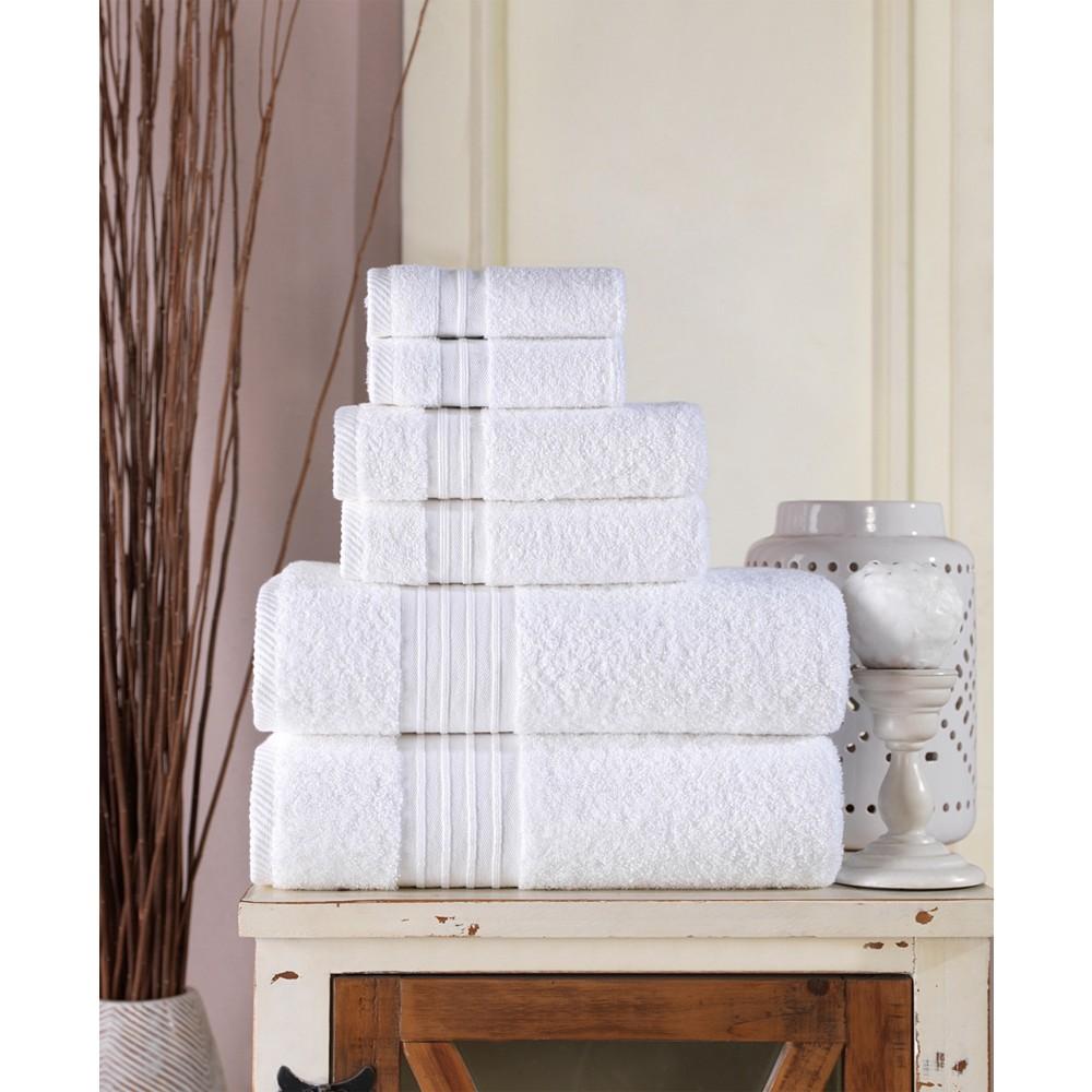 Depera Home Luna Turkish Cotton Towel 6 Piece Set