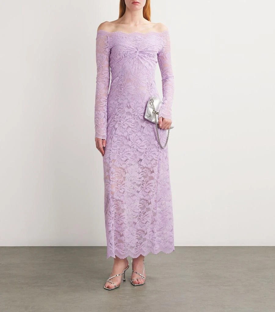 Paco Rabanne Lace Off-Shoulder Maxi Dress 2