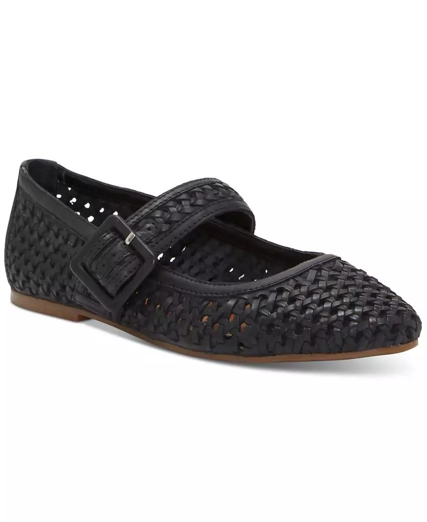 Lucky Brand Women's Millit Woven Buckle Mary Jane Flats 1
