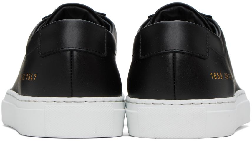 Common Projects Black Original Achilles Low Sneakers