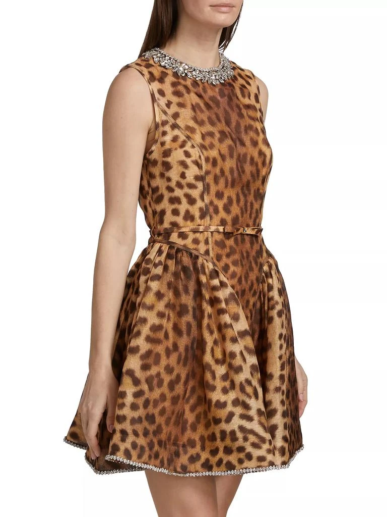 Zimmermann Crush Fit & Flare Minidress 4