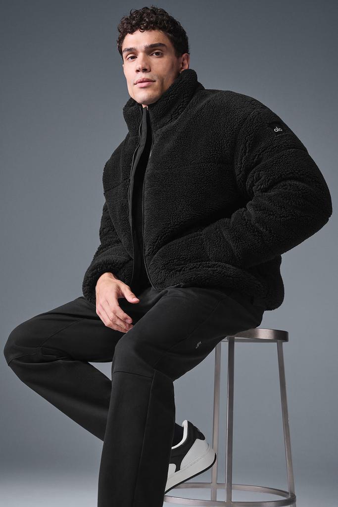 新品alo SHERPA  ANGEL PUFFER ×ブラックM Alo Yoga + Sherpa Snow Angel Puffer