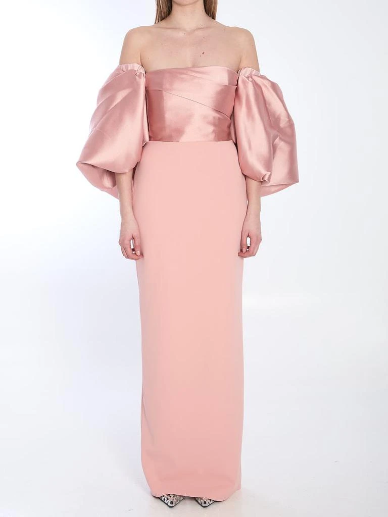SOLACE LONDON Floris Long Dress 1