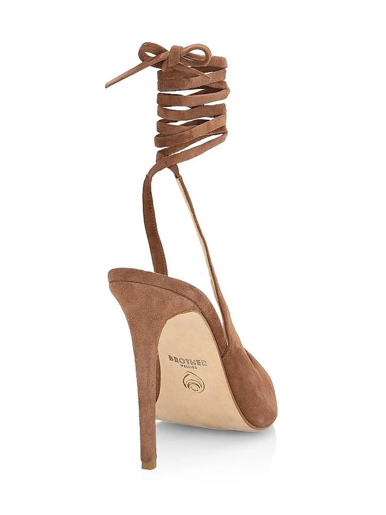 Brother Vellies Paloma Suede Ribbon Pumps 3