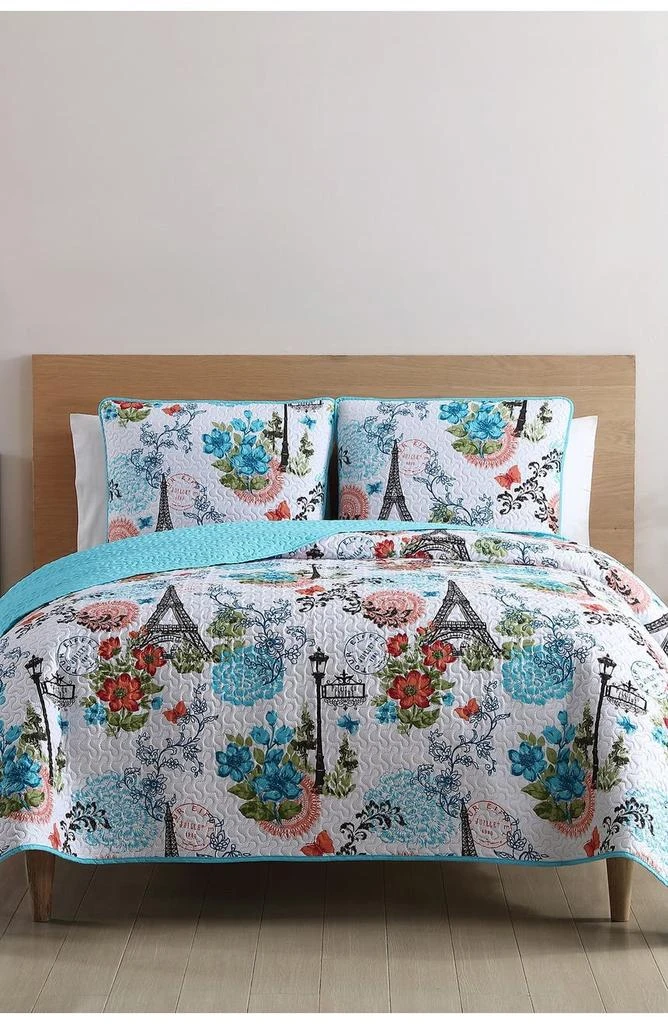 VCNY Home Eiffel Reversible Quilt Set - King