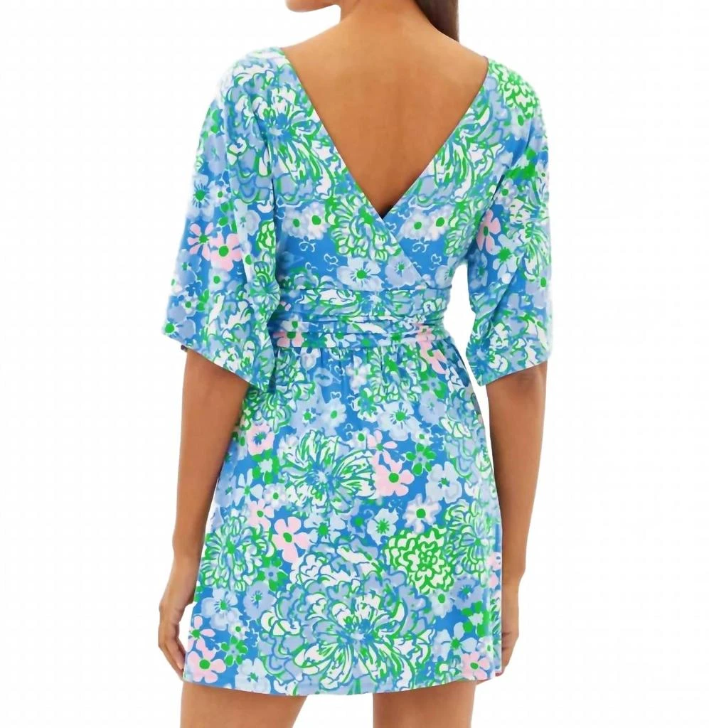 Lilly Pulitzer Parigi Knit Skort Romper In Sunwashed Blue 2