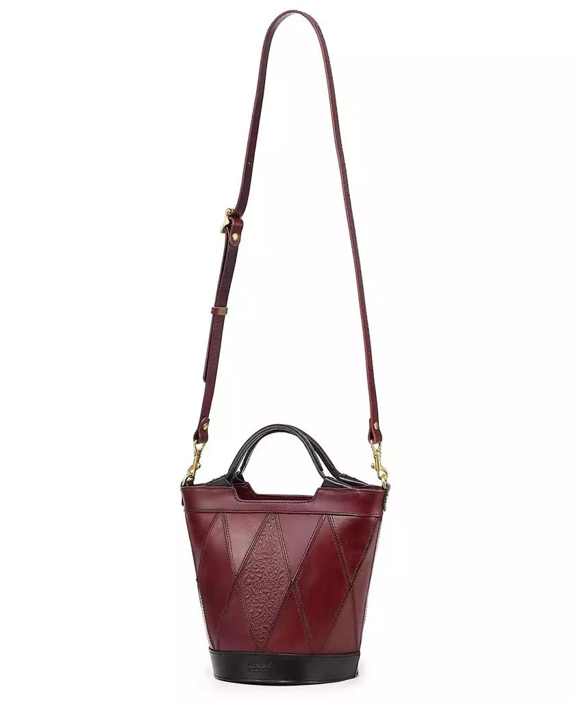OLD TREND Women's Genuine Leather Primrose Mini Tote Bag 8