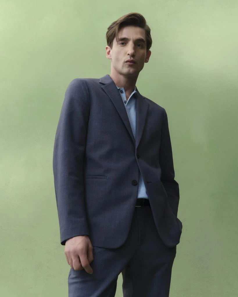 Theory Men's Sylvain Shirt in Structure Knit 2
