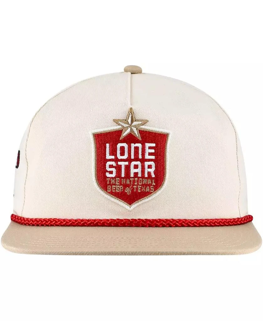 Lids Men's Cream Lone Star Adjustable Golfer Hat 2