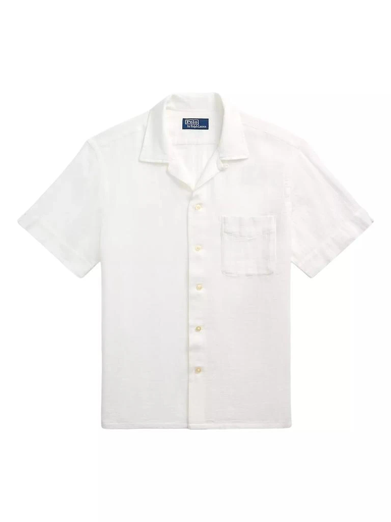 Ralph Lauren Classic-Fit Basket-Weave Camp Shirt 1