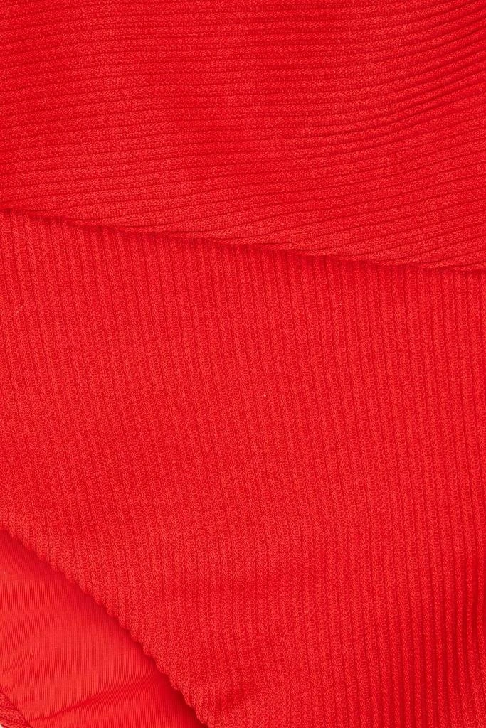 Haight Iu one-shoulder cutout ribbed swimsuit 4