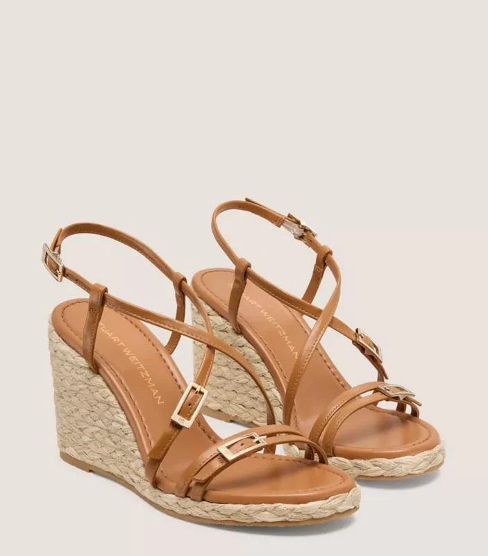 Stuart Weitzman GEORGIE ESPADRILLE WEDGE 7