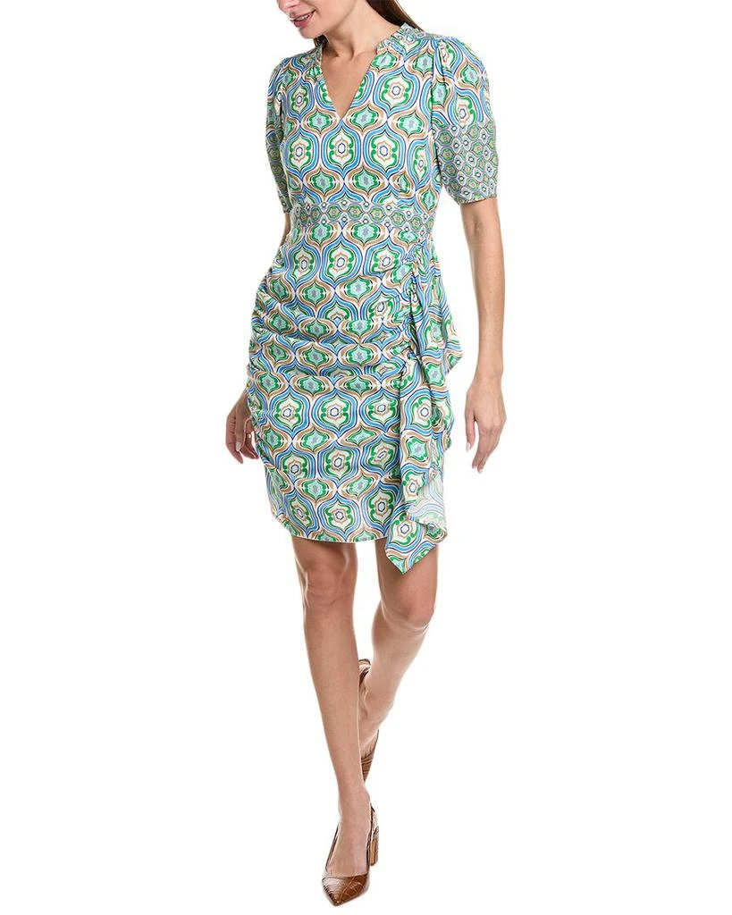 Hale Bob Draped Midi Dress