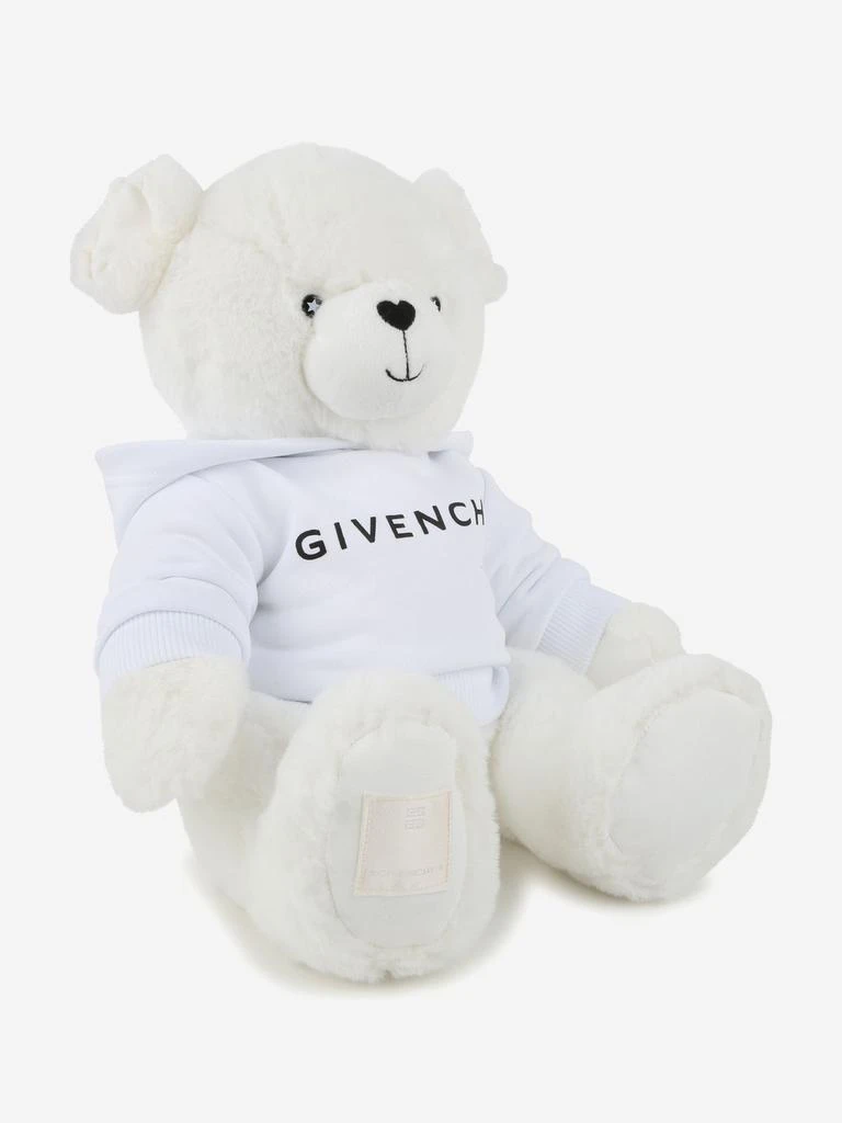 Givenchy Teddy Soft Toy with Logo Hoodie in White 2