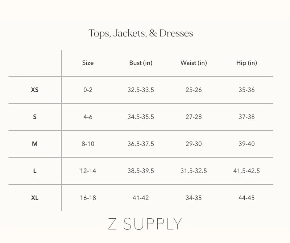 Z Supply Z Supply - Ribbed Long Sleeve Top 5