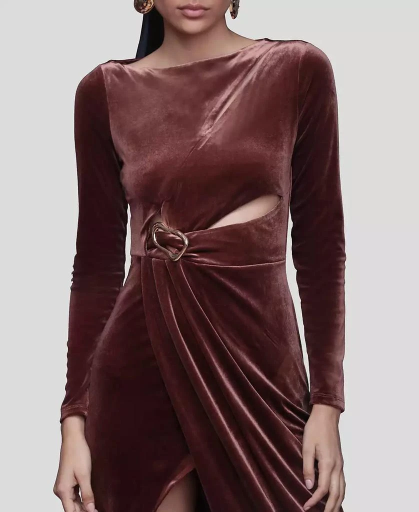 chinese dress ladies Long Dress with Back Drape Sleeves – R&M Richards main image 1