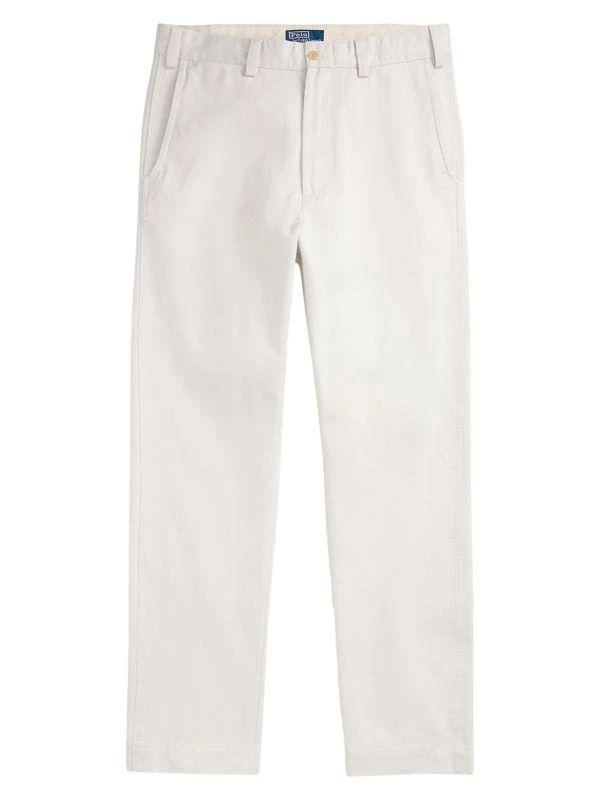 Ralph Lauren Cotton Flat-Front Chino Pants 4