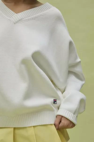 Fila FILA X HAILEY V-Neck Knit Sweater 3