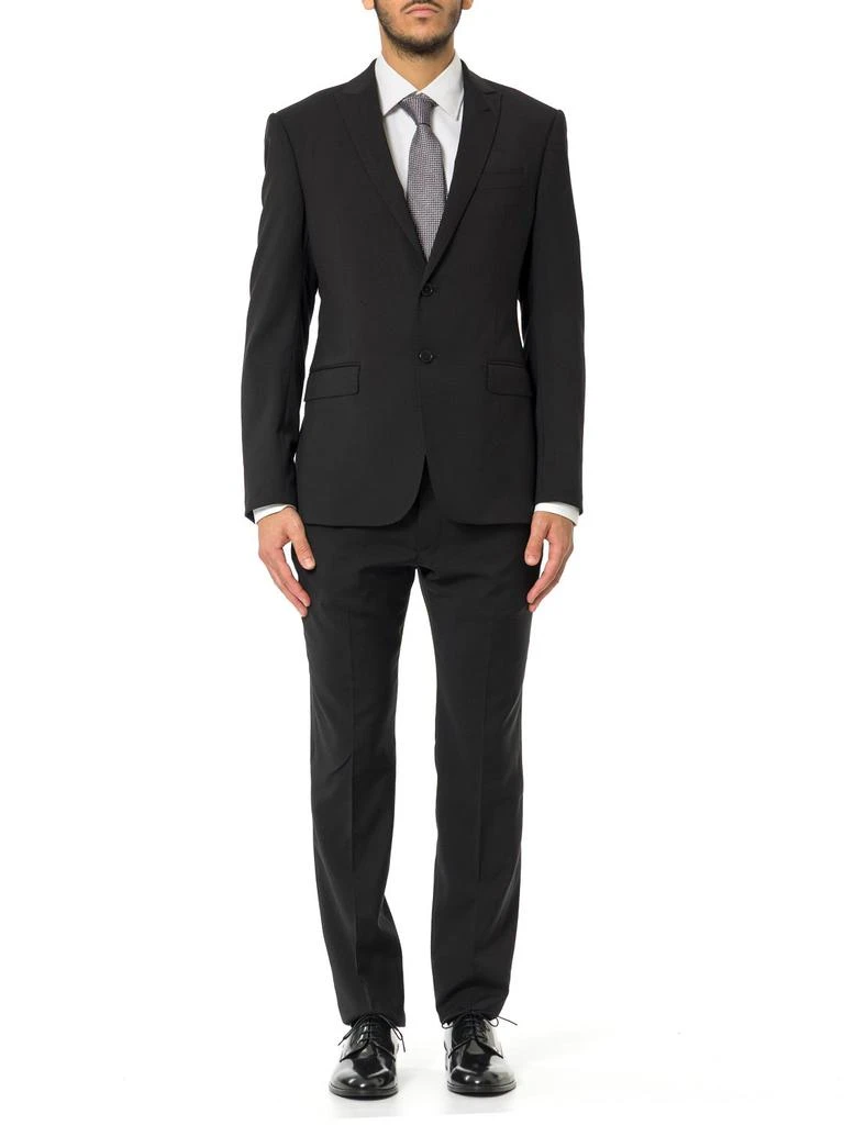 Shop Emporio Armani Single-Breasted Tailored Suit on Sale at
