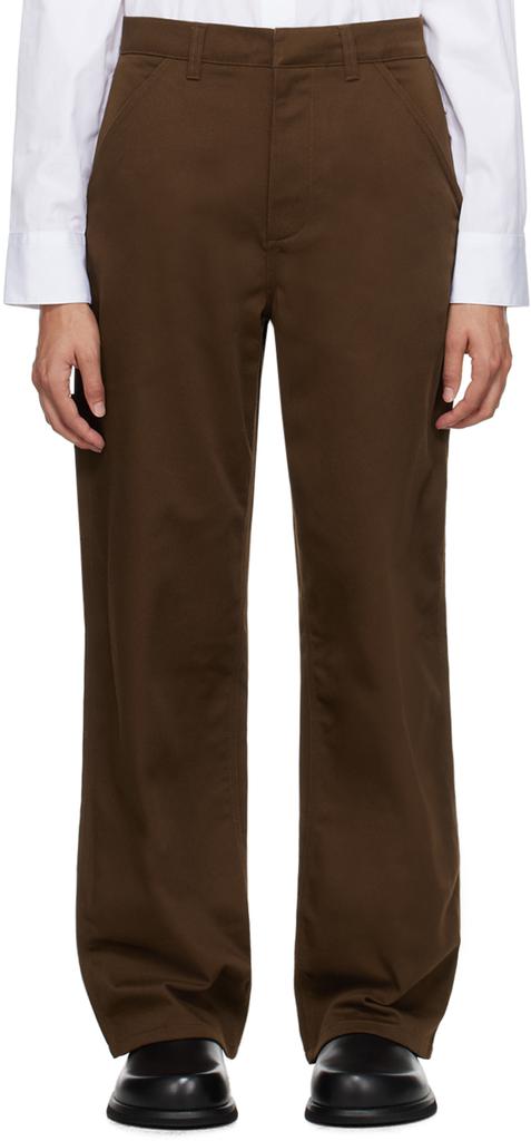 6397 Brown Workwear Trousers