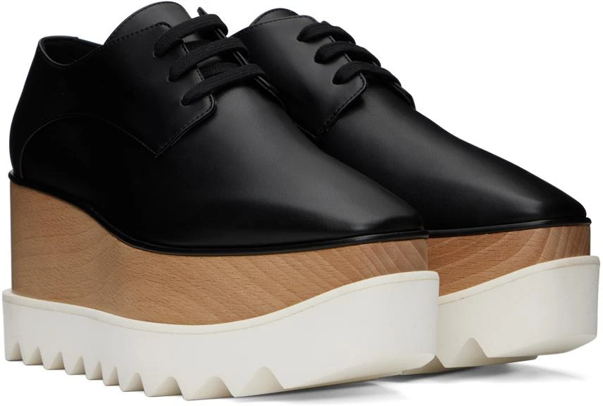 Stella McCartney Black Elyse Platform Derbys 4