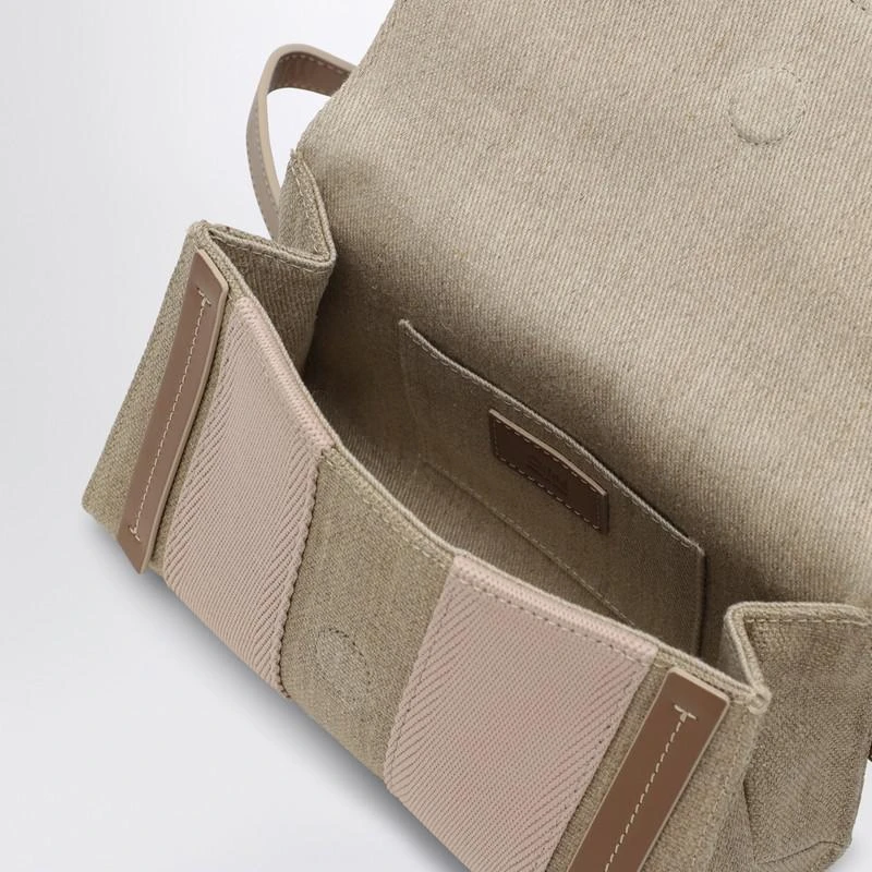 Chloé Woody beige/pink canvas waist bag 6