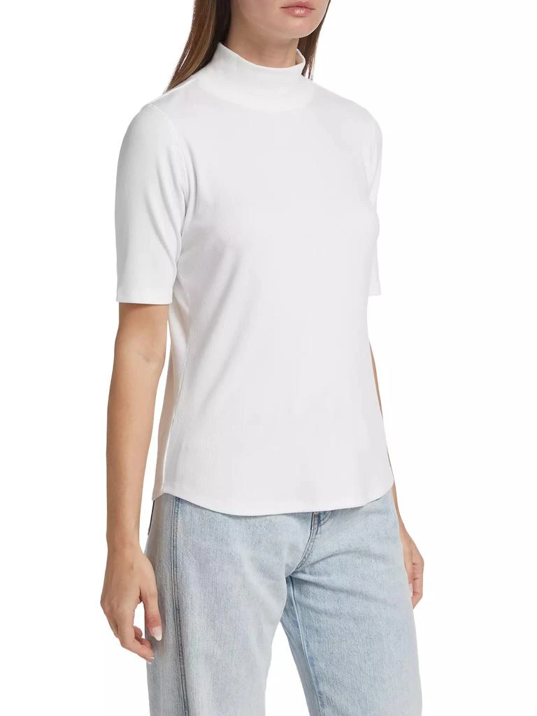 Elie Tahari Rib-Knit Mock Neck Top 4