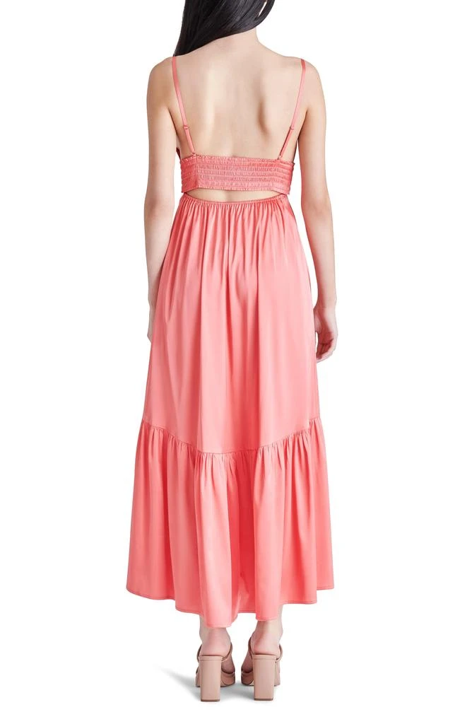 Steve Madden Lisa Stretch Satin Charmeuse Midi Dress 2