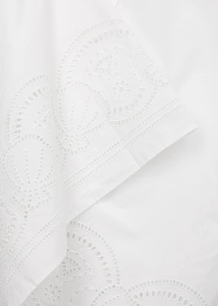 FRAME Broderie anglaise cotton shirt 5