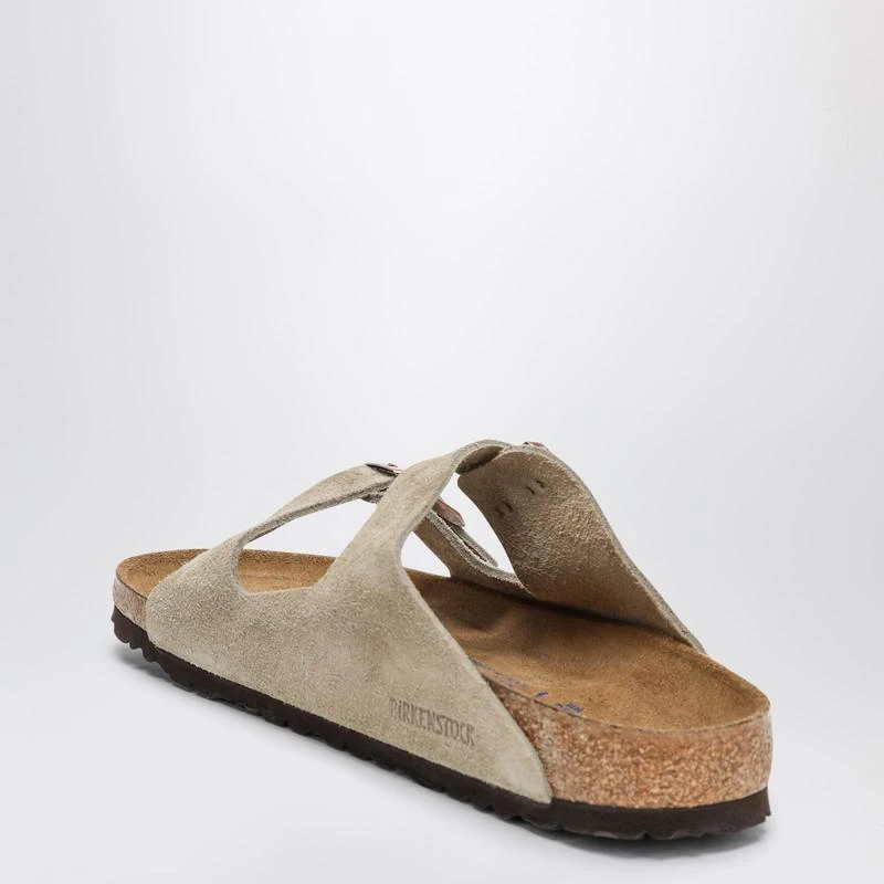 Birkenstock Taupe suede Arizona slide 4