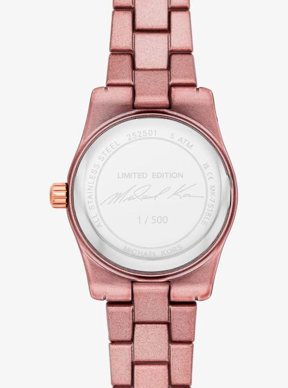 Michael Kors Limited-Edition Petite Lexington Pink-Tone Watch 4
