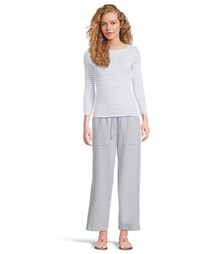 Lilla P Striped 3/4 Sleeve Boatneck 5