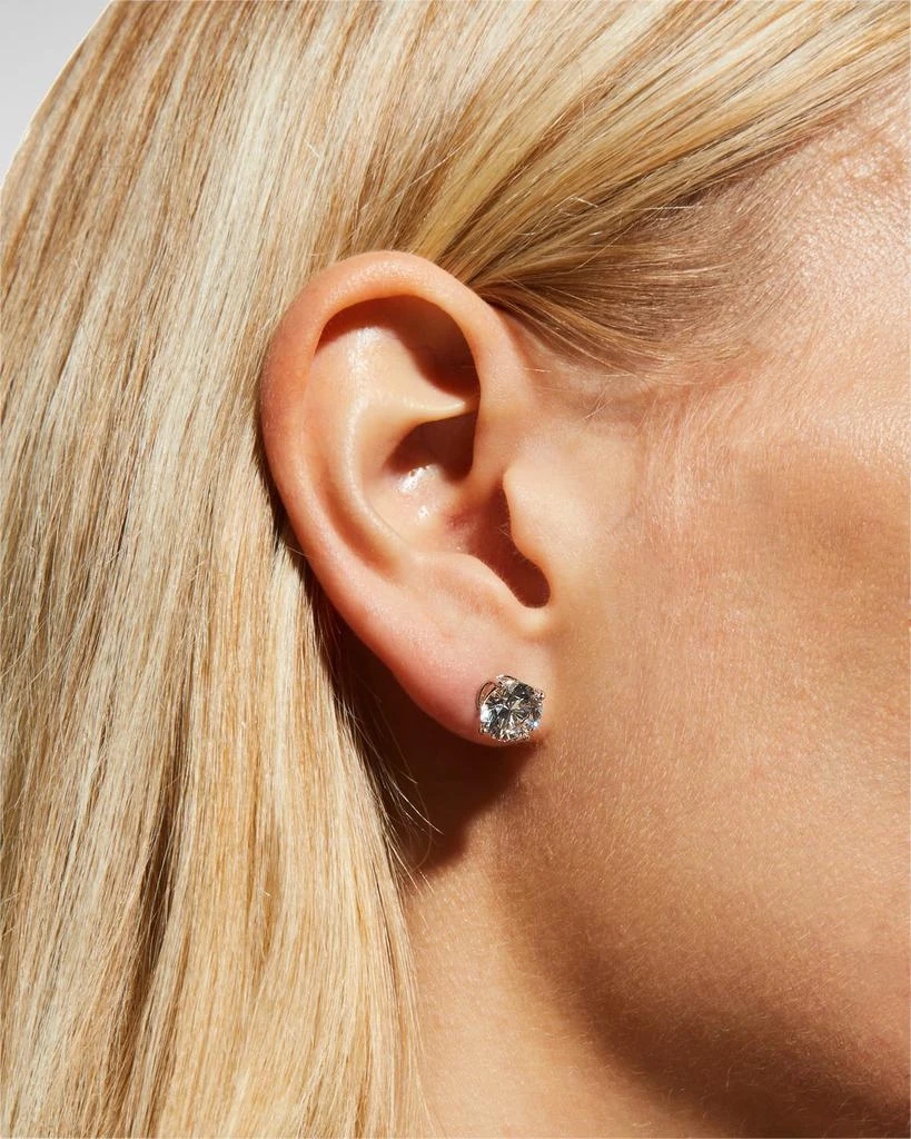 Fantasia by DeSerio 14k White Gold 3.5ct Stud Earring 2