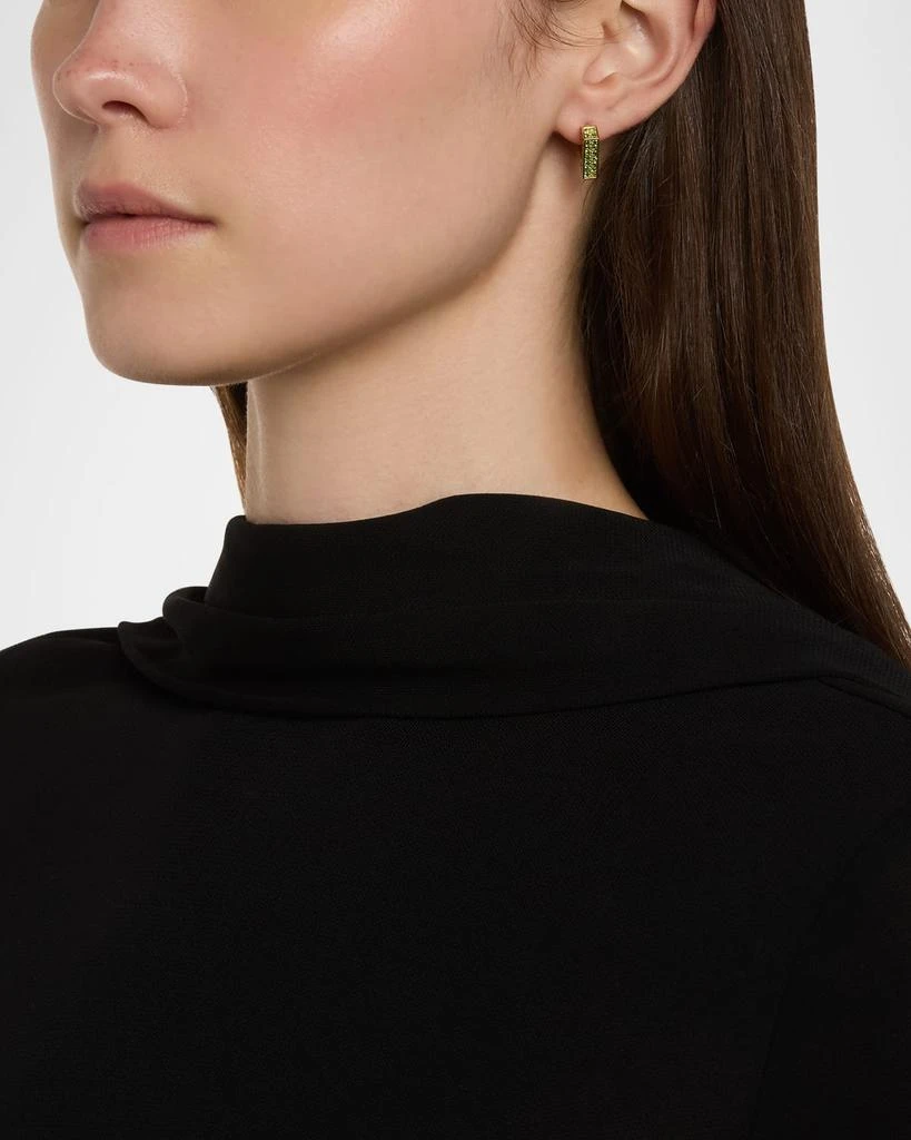Dries Criel 18K Yellow Gold Tsavorite Brute Mini Earrings 2