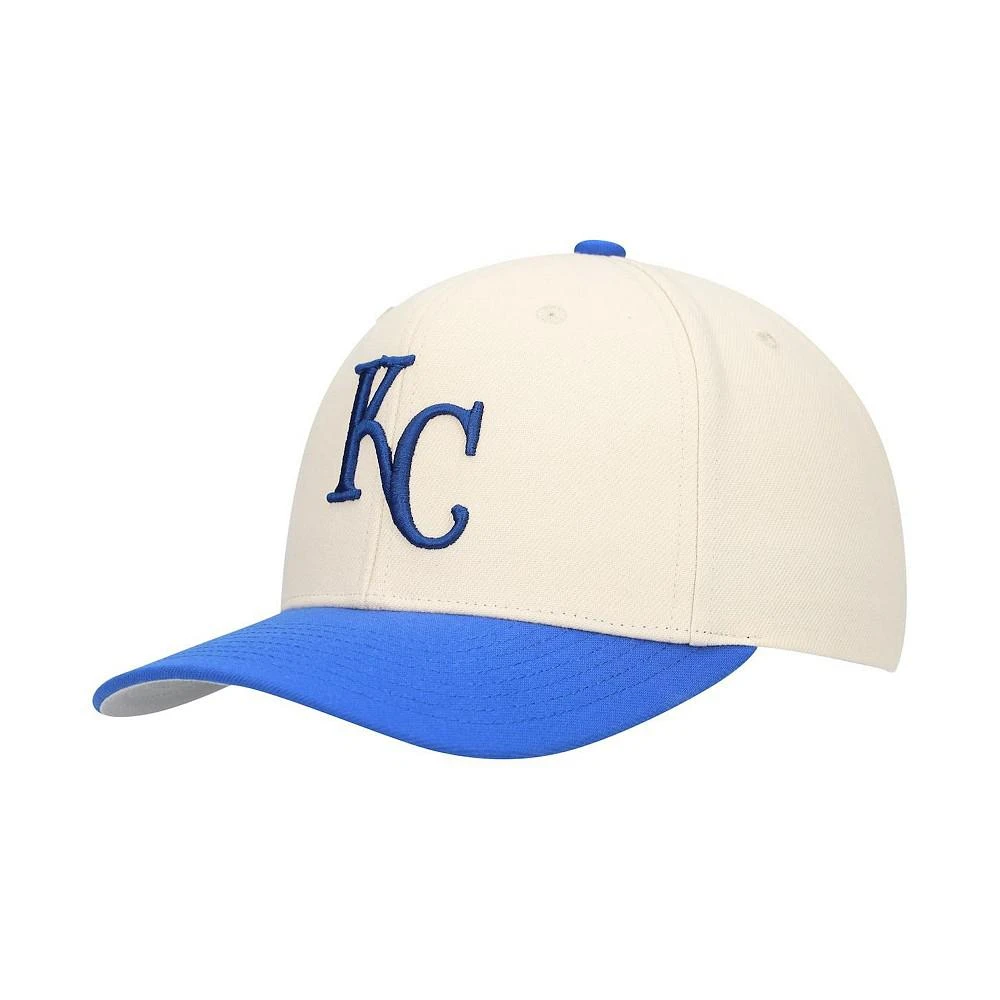 Mitchell & Ness Men's Cream Kansas City Royals Pro Crown Adjustable Hat 3