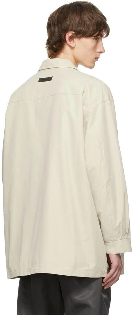 Essentials Beige Cotton Jacket 3