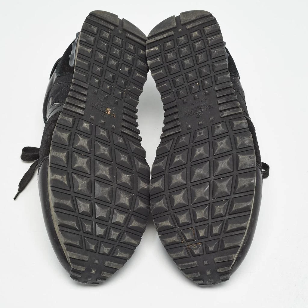 Valentino Valentino Black Suede and Leather Rockrunner Sneakers Size 45 6