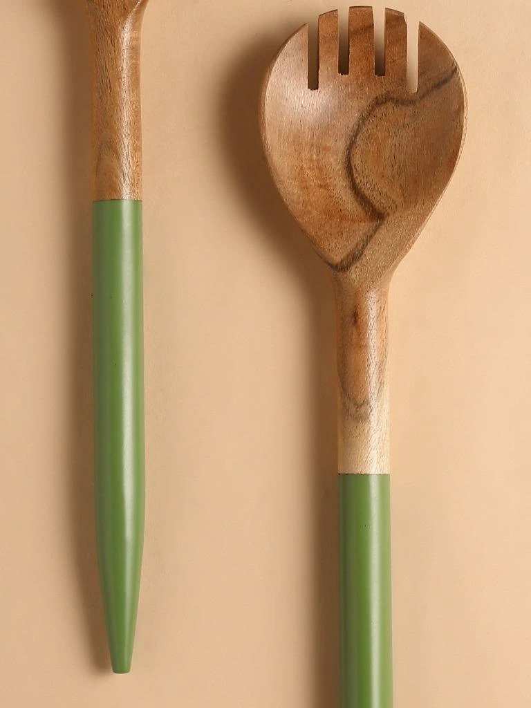 Tiramisu Resin & Wood Salad Server 2 Piece Set 20