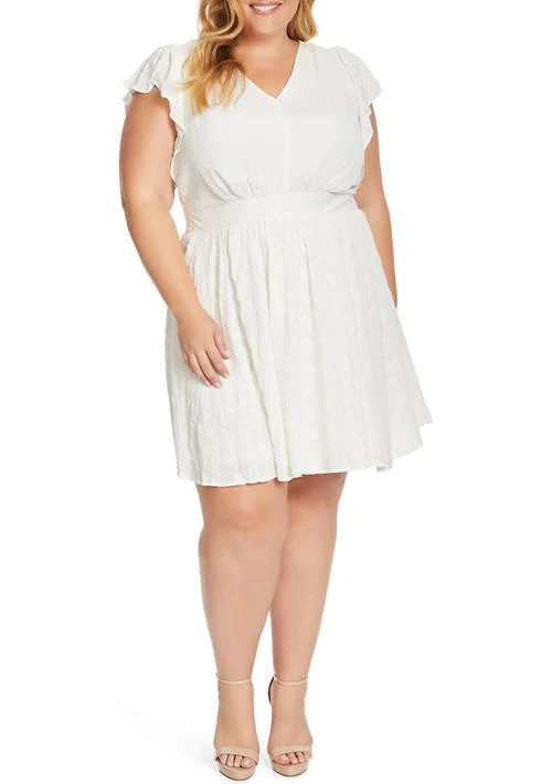 Jessica Simpson Simpson Plus Size Courtney Mini Dress 1